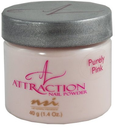 NSI Attraction Acrylic Nail Powder – Purely Pink – 1 Pack