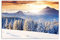 Augenblicke Wandbilder 120x80cm - Fotodruck auf Leinwand und Rahmen Wald Berge Winter Schnee Landschaft - Leinwandbild auf Keilrahmen modern stilvoll - Bilder und Dekoration