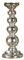 GILDE Kerzenleuchter Plata antik Silber Höhe 36,0 cm Ø 14,0 cm 42361