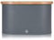 Swan SWKA17512GRYN Nordic Scandi Bread Bin with Bamboo Cutting Board Lid, Slate Grey, Steel, One Size