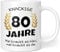 Knackige 80 Jahre Geburtstag | Geschenk zum 80. Geburtstag | Tasse mit lustigem Spruch Geschenkideen (Zum 80. Geburtstag)