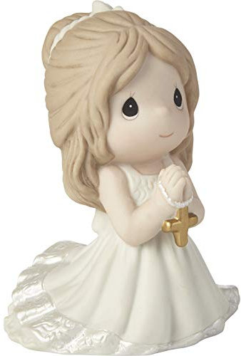 Precious Moments 202017 Remembrance of My First Communion Girl Bisque Porcelain Figurine Figur, Mehrfarbig, One Size
