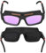 Auto Darkening Schweißbrille, Solar Auto Darkening Schutzschweißbrille Brille für Argon Arc Welding, Schweißbrille Schweißmaske Schweißhelm für TIG MIG ARC Plasma Cut