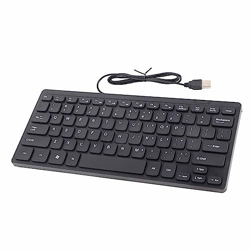 CCYLEZ Mini USB Wired keyboard,K1000 Ultra-Thin Multimedia Numeric Keypad, Compact Full Size Gaming keyboard for Computer, Desktop, PC, Notebook, Laptop