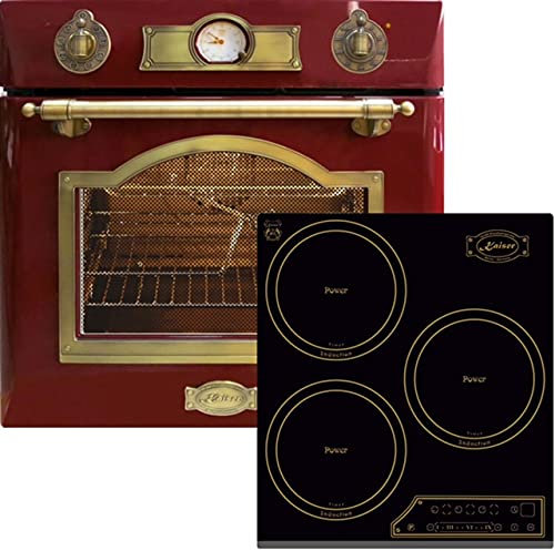 Kaiser Empire Ensemble de cuisson autarcique/four électrique à encastrer Kaiser Eh 6355 RotEm+Kaiser Table de cuisson à induction KCT 4795 FI AD, 3 zones de cuisson, 45 cm
