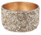 Gift Company Madras Windlicht, außen besetzt mit Perlen/innen Gold, (weiß Gold, S)