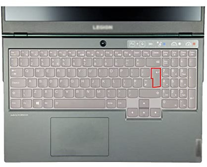 MiNGFi TPU Tastatur Schutz Abdeckung für Lenovo Legion 5 Series 15/17 Pro 16 5i 15/17 5i Pro 16 5P 5Pi 5/Pro G6 7i/G6 IdeaPad Gaming 3i Slim 7i EU/ISO Tastaturlayout - Transparent