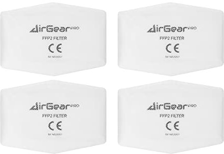 AirGearPro F-200 Filtri per Maschera D-200, Antipolvere Riutilizzabile per Verniciatura, Costruzione, Fai da te, Levigatura