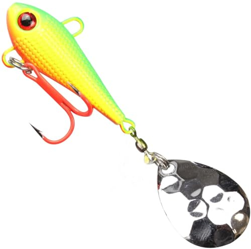 Seika Pro Jig Spinner für Barsche, Zander & Rapfen 8g Bleikopfspinner Musashi Slim