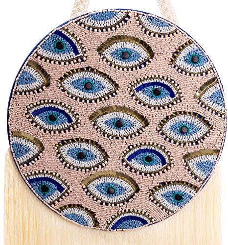 Walbrook Rosa Böser Blick Wanddeko - Türkisch Hängend Traumfänger Blau Nazar Charm Boho Dekoration