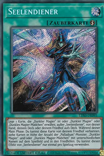 TCG LDS3-DE095 - Seelendiener - Secret Rare - Deutsch - 1. Auflage - im Set mit Ultrapro Toploader - Yugioh