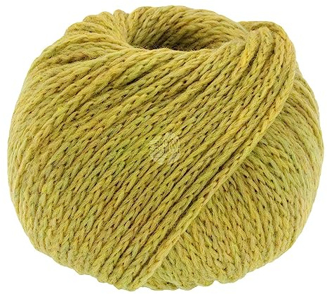 LANA GROSSA Cool Merino Big | Voluminöses Kettengarn aus klassischer Merinowolle | Handstrickgarn aus 90% Schurwolle & 10% Polyamid | 50g Wolle zum Stricken & Häkeln | 90m Garn FB 203
