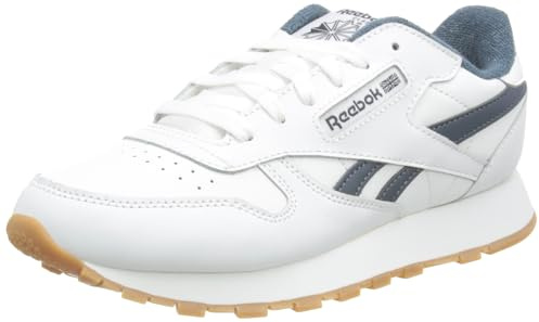 Reebok Unisex Kinder Klassisches Leder Sneaker Niedrig,Ftwwht Hooblu Rbkg07,36 EU