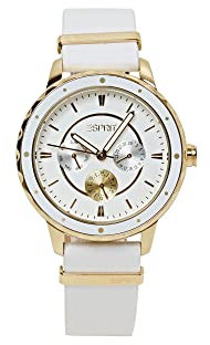 ESPRIT Multifunktionsuhr mit Lederarmband