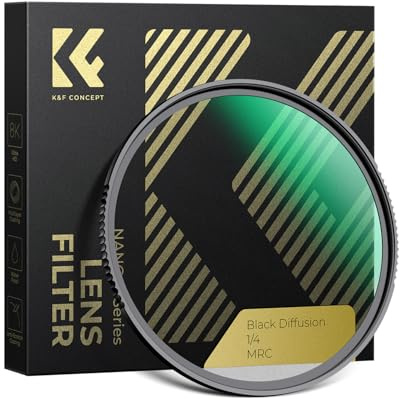 K&F CONCEPT Filter Black-Mist 1/4 Filter 95mm Black Promist 1/4 | Optisches Glas mit Nano-Beschichtung für Videoaufnahmen/Portraitfotografie,Nano-Xcel,FE702