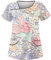 Saymany Kasacks Damen Pflege Nurse Uniformen Pflege Frauen Kasaks Altenpflege Damen Krankenschwester Kleidung Kleidung Mit Motiv Kasack Damen Berufskleidung Arbeitskleidung Pflege(1-Blue,3XL)