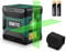 Livella Laser Autolivellante, OGETO LLG1 Verde Livella Laser a Linea IP54 con Modalità Manuale/Autolivellante Livella Laser Orizzontale e Verticale,±4° Livellamento Automatico