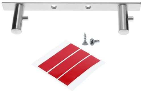 foto-kontor 2 supporti compatibili con KitchenAid per impastatrice piatta Gancio per impastare Frusta Elemento per mescolare Salvaspazio Cucina in alluminio