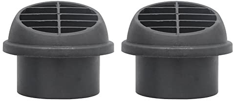 Surakey 2 Stück Standheizung Luftauslässe 75mm Auto Heizung Luftkanal Luftauslass Heizungskanal Zubehör Drehbarer Warmluftauslass für Luftheizung Standheizung Auto Bus Boot Entlüftung Auslass