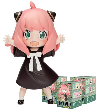 POP MART Spy × Family Anya's Daily Life Serie 3 Boxen 6,3 cm bewegliche Charaktere Premium Design Geschenke für Frauen Fan-Favorit Blindbox Sammlerstück Spielzeug Kunst Spielzeug Actionfigur