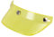 Okiyakusama Visiera per Casco Visiera Coprivisiera Visiera Parasole Protezione per Visiera per Casco a 3 Scatti per Caschi con Parti a 3 Pulsanti, giallo