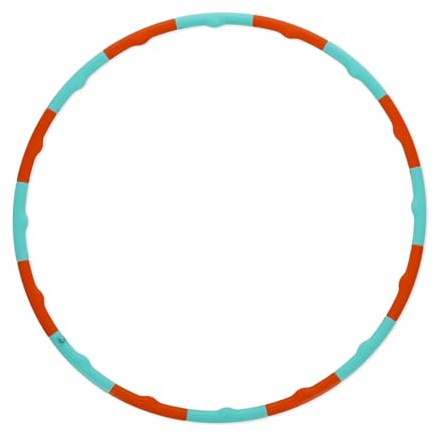 Legami - Hula Hoop Erwachsene, Hula Hoop Kinder, Fitness Abnehmen, Kreis Spiel Spaß garantiert, einfach zu montieren, einfach zu bedienen, 16 Abschnitte, Durchmesser 78 cm