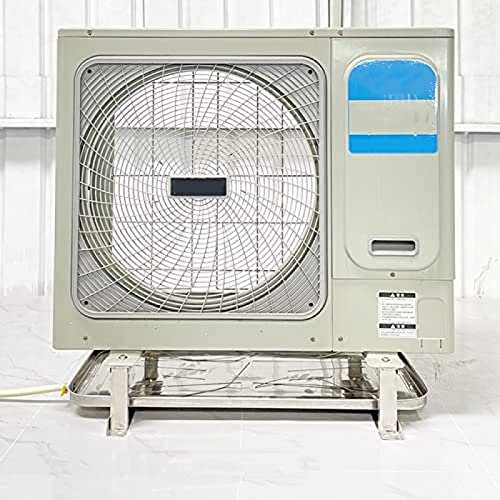 Soporte de Aire Acondicionado con Bandeja de Drenaje de condensado, Soporte de Suelo para Sistemas de Bomba de Calor de Aire Acondicionado Mini Dividido, Bandeja de Goteo de Acero