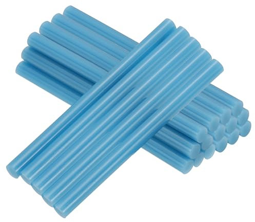 PATIKIL 4x0.27 Inch Hot Glue Sticks, 38 Pcs Hot Glue Gun Sticks Mini Hot Melt Adhesive Glue Stick for DIY Art Craft Repairs Festival Decoration, Sky Blue