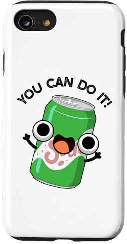 Hülle für iPhone SE (2020) / 7 / 8 You Can Do It Lustiges Soda Pop Wortspiel