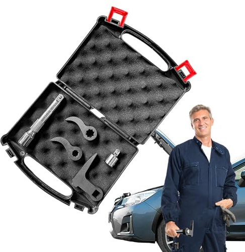 Pry Bar Wrench Adaptor Head, Ratchet Adapter Set Pry Bar, 5 Pieces Adaptor Head Set, Adjustable Repairing Tool, Extension Bar Half Shaft Removal Tool, Car Repairing Tools, Ratchet Pry Bar Tool Kit, Ha