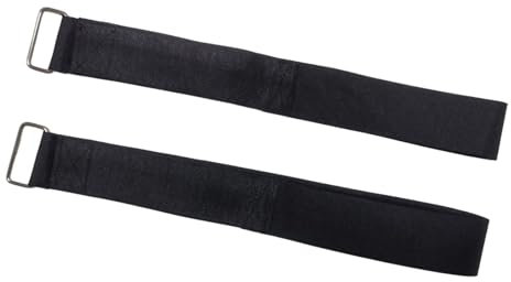 Fenteer 2X Rudergerät Fußschlaufen Ellipsentrainer Pedale Gurte Multifunktionale praktische Fixbänder Fitnessgeräte für Zuhause