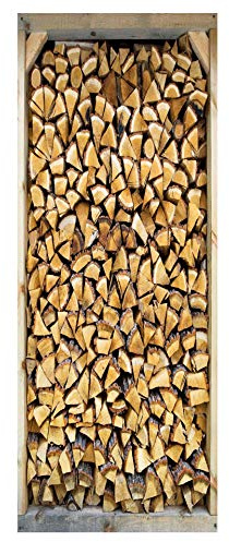 Türfolie Selbstklebend Braune Holzmaserung Türtapete Selbstklebend PVC Türposter Wasserdichte Türaufkleber Abnehmbar Türaufkleber Abziehen und Aufkleben Klebefolie Tür 77x200cm