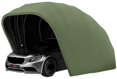 Einziehbare Carport-Überdachung, vollautomatisch, tragbar, Garagenunterstand für Fahrzeug, LKW, Boot, Schutz