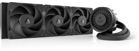 ARCTIC Liquid Freezer III Pro 360 - Wasserkühlung PC, AIO CPU Wasserkühler, 3x120 mm, 38 mm Radiator, PWM-Pumpe, VRM-Lüfter, AMD AM5/AM4, Intel LGA1851/1700 Contact Frame - Schwarz (Generalüberholt) | CPU Wasserkühler, 3x120 mm, 38 mm Radiator, PWM-Pumpe, VRM-Lüfter, AMD AM5/AM4, Intel LGA1851/1700 Contact Frame