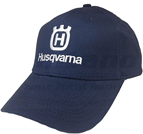 Husqvarna Blue Baseball Hat Cap with White Logo