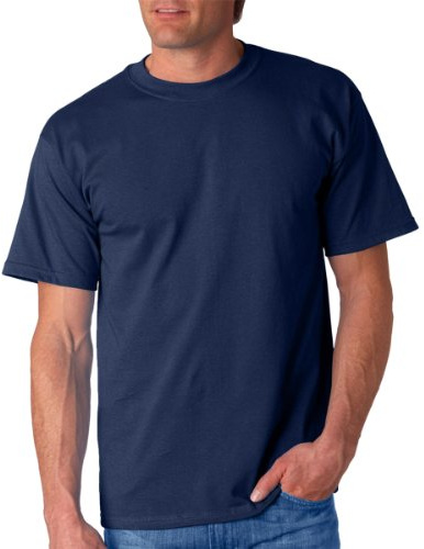 Gildan Mens Heavy Cotton 100% Cotton T-Shirt, XL, Navy