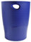 Exacompta 453104D ECOBIN 8er Pack Papierkörbe 15 Liter mit Griffen. Eleganter und robuster Papierkorb und Mülleimer im modernen Design nachtblau Blauer Engel