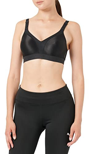 Triumph Womens Triaction Wellness Sports Bra Non-wired, Black, 42D UK