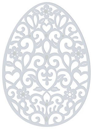 Sweet Dixie Deko Ostern Ei-die, Grau, Medium