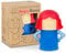 Brainstream Mikrowellenreiniger Angry Mama, Blau + Rot, Reinigungsfigur für Mikrowelle, Reinigt und desinfiziert ohne Chemie, einfach & umweltfreundlich, Microwave Cleaner, wütende Mama
