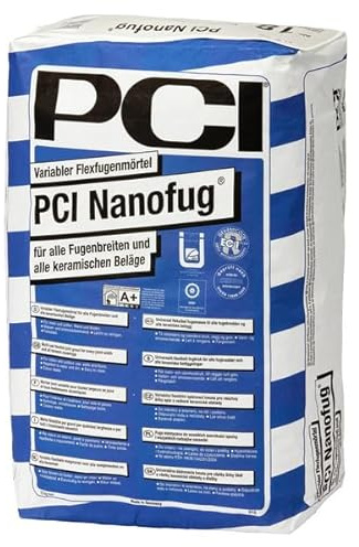 PCI Nanofug Variabler Flexfugenmörtel 15 kg - 11 Jasmin - Innen, Außen, Boden oder Wand - Für alle Fugenbreiten