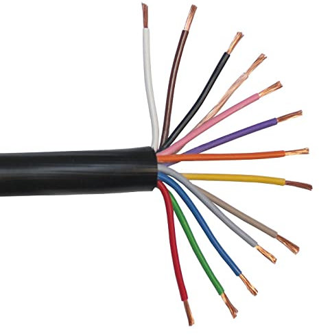 10m Lumonic 1m FLRYY cavo veicolo 13 fili I cavo veicolo con sezione 13x 1,5mm² I cavo rimorchio 13 poli, cavo rimorchio multicore