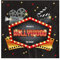Hollywood-Servietten Tischzubehör 20 Stück bunt 33 x 33 cm - Multicolore