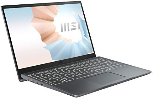 MSI Modern 14 B11M-028 - Laptop Premium (Intel Core i7-1165G7, 8 GB RAM, SSD PCIe da 512 GB, grafica Intel Iris Xe, Windows 10), grigio carbonio