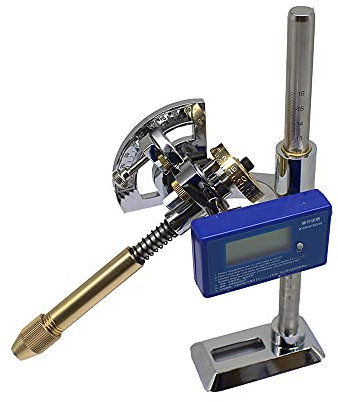 Hochpräzise Winkel Digitalanzeige Edelstein Schleifmaschine, Manipulator Edelstein Facettiermaschine Griff (Standard Version, 64 Index Getriebe)
