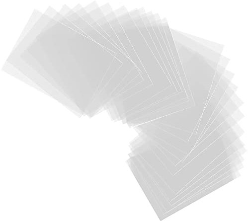 100Pcs Standard Card Sleeves,66 x 91mm Clear Deck Protectors Sleeves,Standard Trading CardSleeves Transparent Deck Protectors CardSleeves for Sports Game Cards