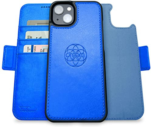 Dreem Vegan Leather Magnetic Detachable Wallet Case for iPhone 17e/ 16e/ 14