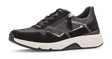 Gabor Damen Low-Top Sneaker, Frauen Halbschuhe,Wechselfußbett