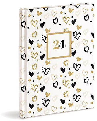 Wochenplaner Organizer 2024 cm 17 x 24 cm geschlossen Januar-Dezember 2024 Hardcover