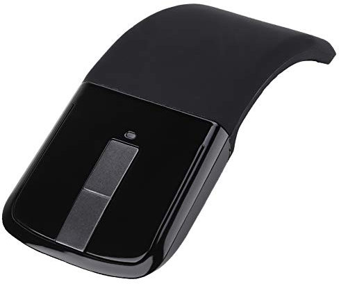 ARC Touch Mouse Souris pliable portable, souris sans fil ergonomique pour ordinateur portable, tablette, smartphone (Noir)